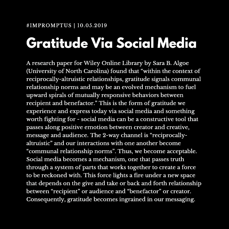 #impromptus graphic/template - gratitude via social media